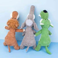 Plush Cartoon Puppy Dog Toys Pet Dog Chew Squeak Toys for Small Dogs Teeth Play with and Relieve Boredom with Fun Voice Pet Toys